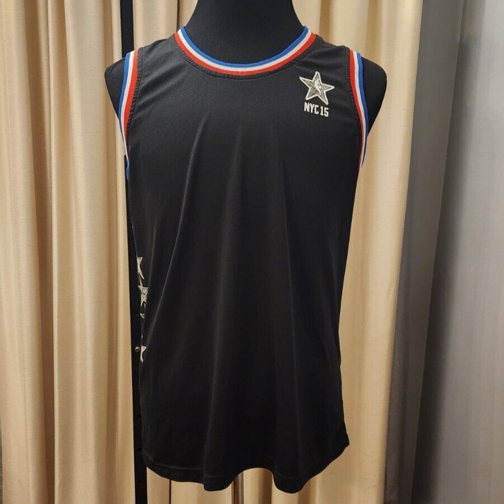 NBA NYC15 Jersey by SPORT Sleeveless Black Size Medium / Large
